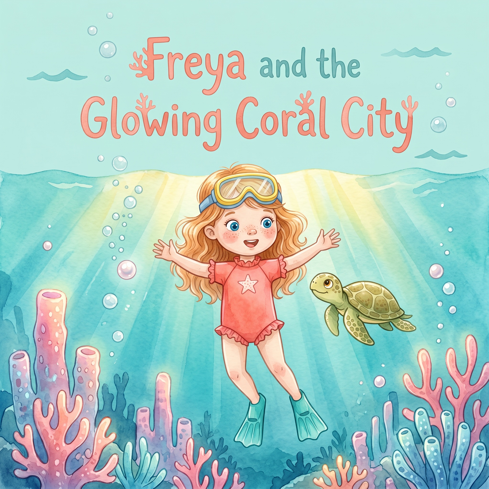 Freya and the Glowing Coral City